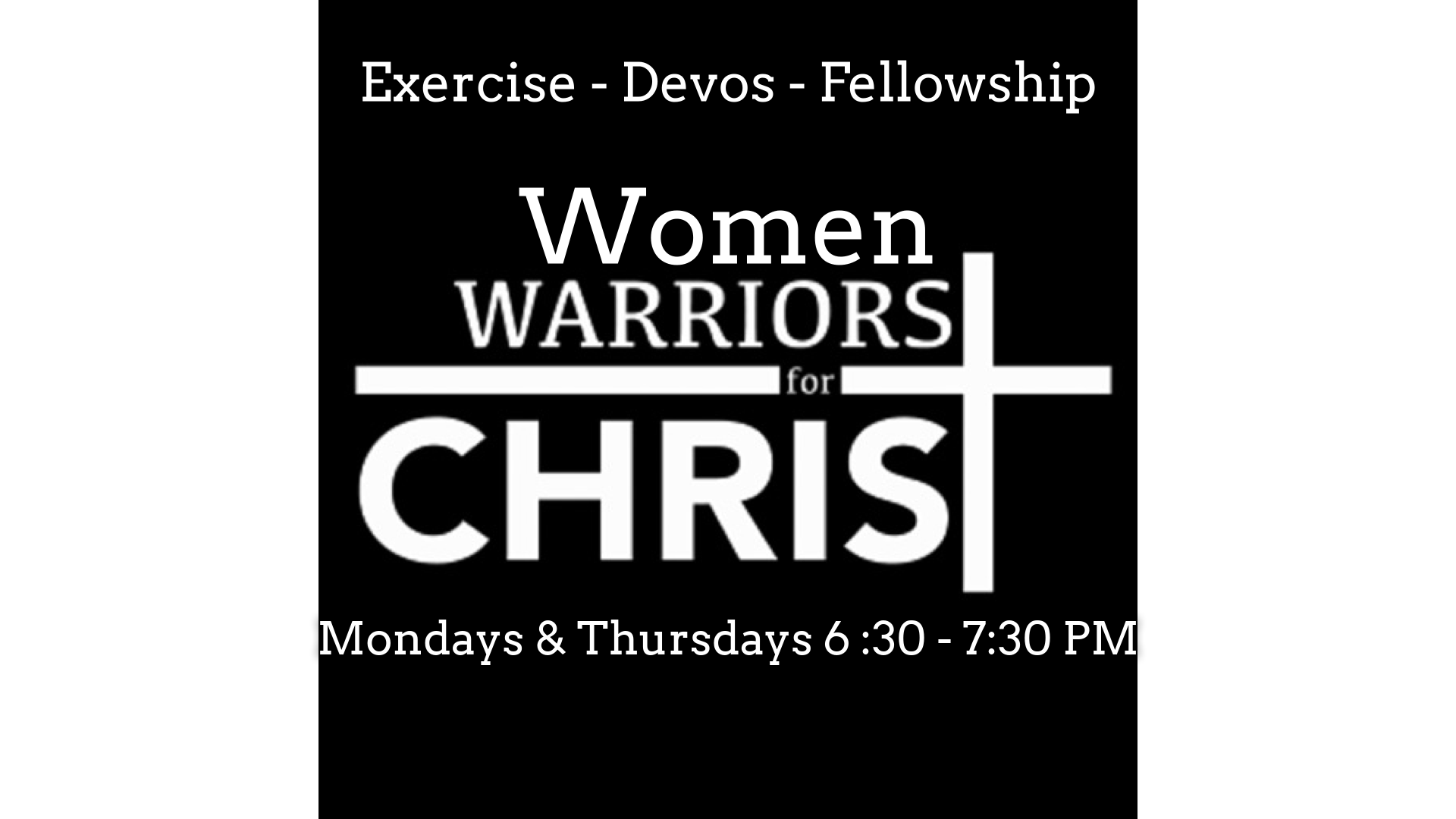 Women Warriors For Christ
